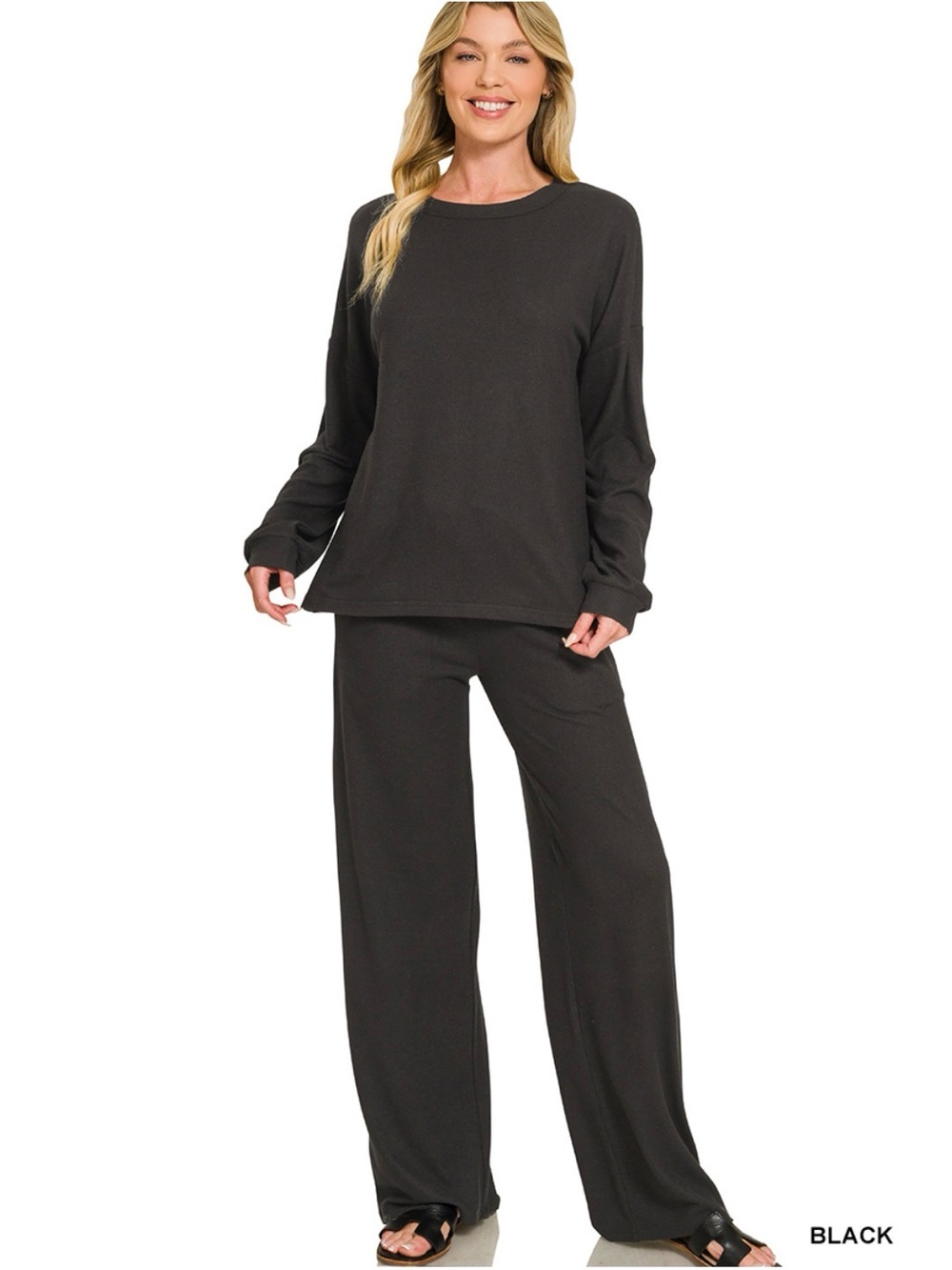 SOFT HACCI PULLOVER & PANTS SET
